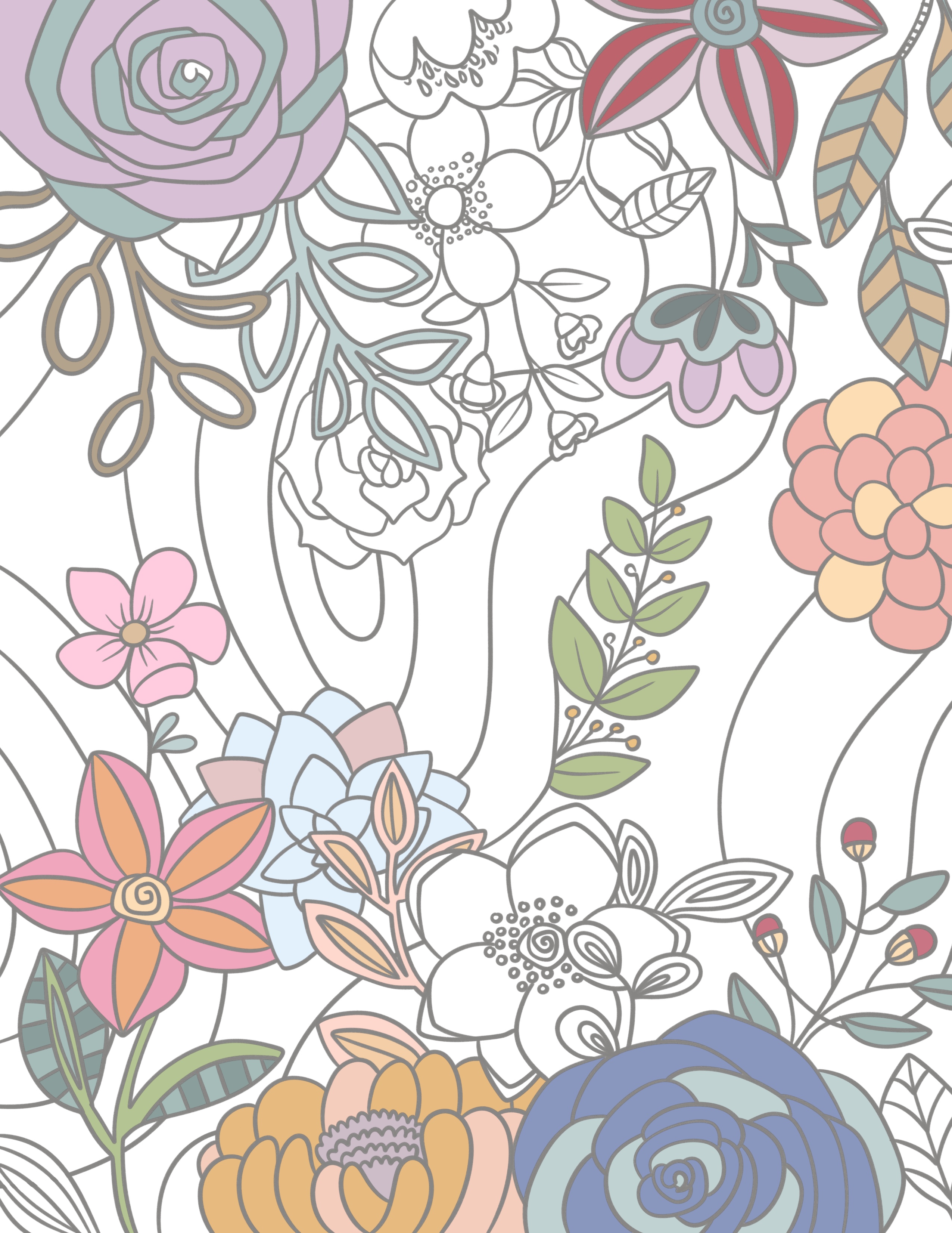 Self-Improvement Affirmations - Coloring Book for Adults + Bonus Affirmations Journal (PDF) - Image 4